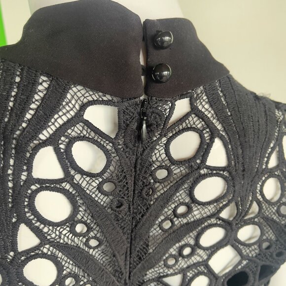 NEW Frank Lyman Long Black Dress/Jumpsuit - Picture 5 of 10